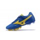 Mizuno Wave Cup Legend FG Blue Yellow Low Men Football Boots