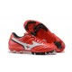 Mizuno Wave Cup Legend FG Red Black White Low Men Football Boots