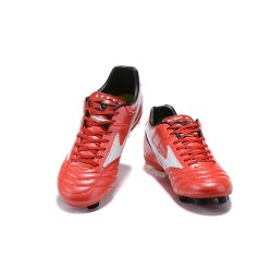 Mizuno Wave Cup Legend FG Red Black White Low Men Football Boots