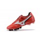 Mizuno Wave Cup Legend FG Red Black White Low Men Football Boots