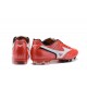 Mizuno Wave Cup Legend FG Red Black White Low Men Football Boots