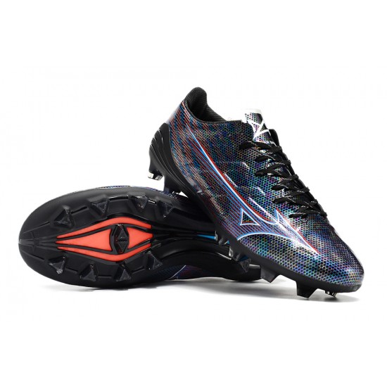 Mizuno Alpha Made In Japan FG Low Black Purple Men Football Boots