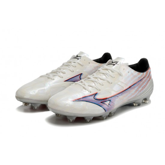 Mizuno Alpha Made In Japan FG Low White Purple Men Football Boots