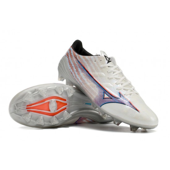 Mizuno Alpha Made In Japan FG Low White Purple Men Football Boots