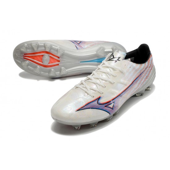 Mizuno Alpha Made In Japan FG Low White Purple Men Football Boots