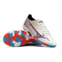 Mizuno Alpha Made In Japan Tf Low Beige Blue Red Men Football Boots