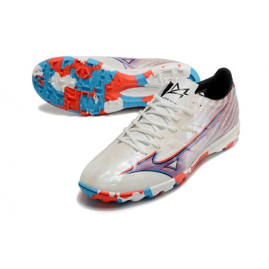 Mizuno Alpha Made In Japan Tf Low Beige Blue Red Men Football Boots