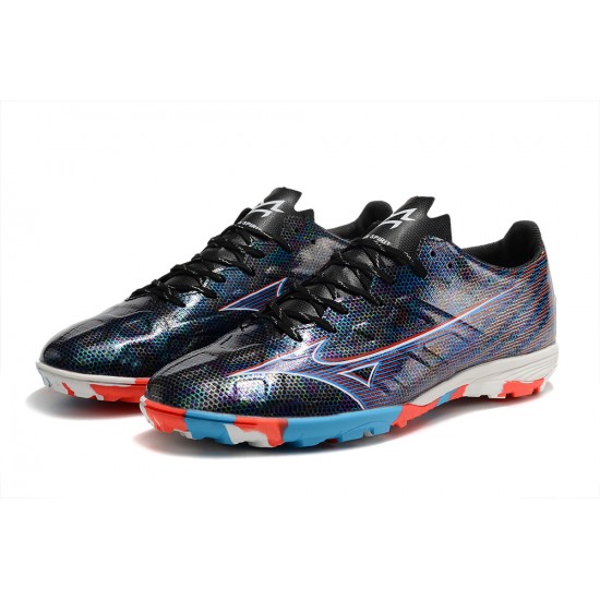 Mizuno Alpha Made In Japan Tf Low Black Dark Blue Men Football Boots