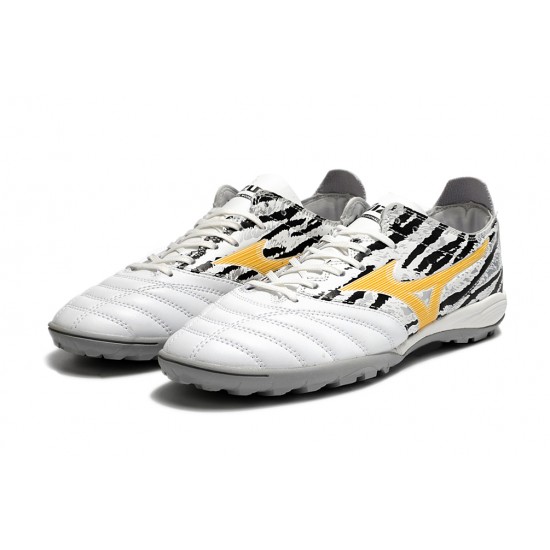 Mizuno Morelia Wave Cup Classic Tf Low White Black Men Football Boots