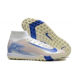 Nike Mercurial Superfly 10 Elite TF White and Blue Football Boots