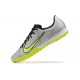 Nike Air Zoom Mercurial Vapor XV Academy TF Silver Green Yellow Men Low Football Boots