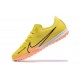 Nike Air Zoom Mercurial Vapor XV Academy TF Yellow Pink Men Low Football Boots