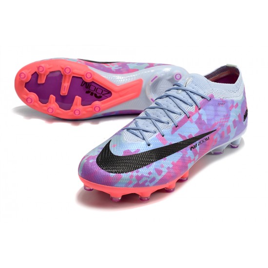 Nike Air Zoom Mercurial Vapor XV Elite AG Low Purple Grey Women/Men Football Boots