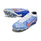 Nike Air Zoom Mercurial Vapor XV Elite AG Low White Blue Women/Men Football Boots