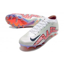Nike Air Zoom Mercurial Vapor XV Elite AG Low White Women/Men Football Boots