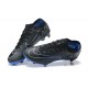 Nike Air Zoom Mercurial Vapor XV Elite FG Black White Blue Men Low Football Boots