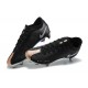Nike Air Zoom Mercurial Vapor XV Elite FG Black White Gold Men Low Football Boots