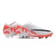 Nike Air Zoom Mercurial Vapor XV Elite FG Black White Orange Men Low Football Boots