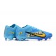 Nike Air Zoom Mercurial Vapor XV Elite FG Blue Yellow Men Low Football Boots