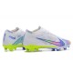 Nike Air Zoom Mercurial Vapor XV Elite FG Green Pink White Gold Men Low Football Boots