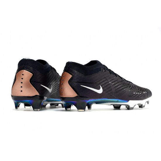 Nike Air Zoom Mercurial Vapor XV Elite FG Low Black Brown White Men Football Boots