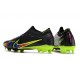 Nike Air Zoom Mercurial Vapor XV Elite FG Low Black Green Women/Men Football Boots