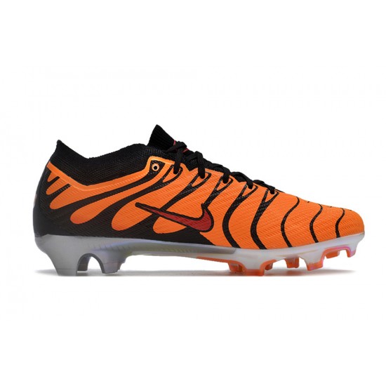 Nike Air Zoom Mercurial Vapor XV Elite FG Low Black Orange Women/Men Football Boots