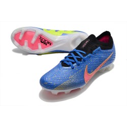Nike Air Zoom Mercurial Vapor XV Elite FG Low Black Pink Blue Men Football Boots