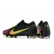 Nike Air Zoom Mercurial Vapor XV Elite FG Low Black Pink Yellow Men Football Boots