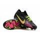 Nike Air Zoom Mercurial Vapor XV Elite FG Low Black Pink Yellow Men Football Boots