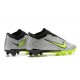 Nike Air Zoom Mercurial Vapor XV Elite FG Low Black Silver Green Men Football Boots