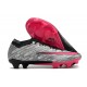 Nike Air Zoom Mercurial Vapor XV Elite FG Low Black Silver Piink Women/Men Football Boots