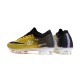 Nike Air Zoom Mercurial Vapor XV Elite FG Low Black White Yellow Women/Men Football Boots