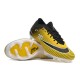 Nike Air Zoom Mercurial Vapor XV Elite FG Low Black White Yellow Women/Men Football Boots