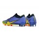 Nike Air Zoom Mercurial Vapor XV Elite FG Low Blue Yellow Black Men Football Boots