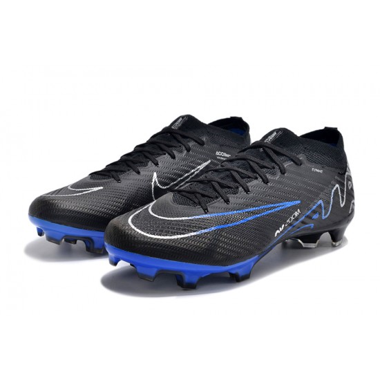 Nike Air Zoom Mercurial Vapor XV Elite FG Low Dark Blue Black Silver Women/Men Football Boots