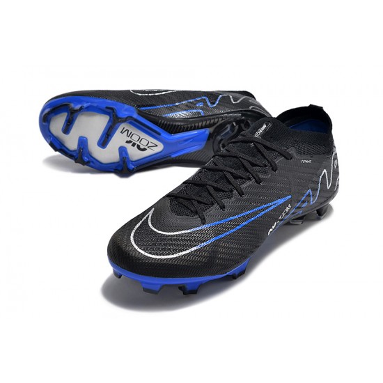 Nike Air Zoom Mercurial Vapor XV Elite FG Low Dark Blue Black Silver Women/Men Football Boots