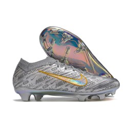 Nike Air Zoom Mercurial Vapor XV Elite FG Low Gold Silver Women/Men Football Boots