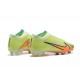 Nike Air Zoom Mercurial Vapor XV Elite FG Low Green Orange Men Football Boots