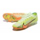 Nike Air Zoom Mercurial Vapor XV Elite FG Low Green Orange Men Football Boots
