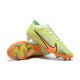 Nike Air Zoom Mercurial Vapor XV Elite FG Low Green Orange Men Football Boots