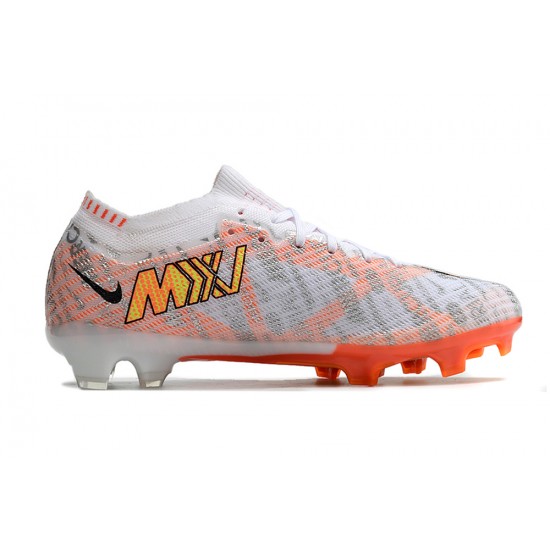 Nike Air Zoom Mercurial Vapor XV Elite FG Low Orange Yellow White Women/Men Football Boots