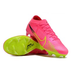 Nike Air Zoom Mercurial Vapor XV Elite FG Low Pink Green Women/Men Football Boots