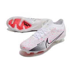 Nike Air Zoom Mercurial Vapor XV Elite FG Low Pink White Black Men Football Boots