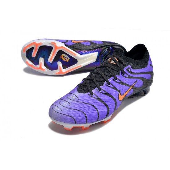 Nike Air Zoom Mercurial Vapor XV Elite FG Low Purple Black Women/Men Football Boots