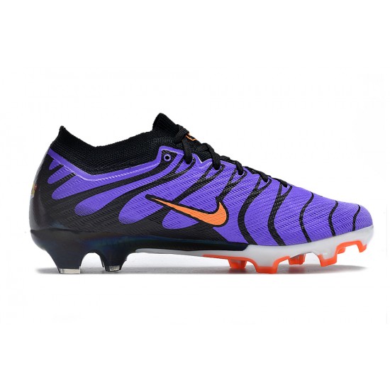 Nike Air Zoom Mercurial Vapor XV Elite FG Low Purple Black Women/Men Football Boots