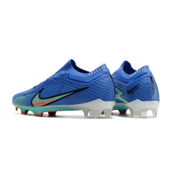 Nike Air Zoom Mercurial Vapor XV Elite FG Low Turqoise Blue Men Football Boots