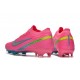 Nike Air Zoom Mercurial Vapor XV Elite FG Low Turqoise Pink Green Women/Men Football Boots