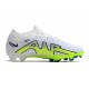 Nike Air Zoom Mercurial Vapor XV Elite FG Low White Green Blue Women/Men Football Boots