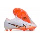 Nike Air Zoom Mercurial Vapor XV Elite FG Low White Orange Men Football Boots